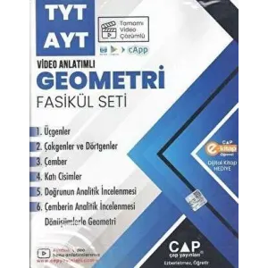 Çap Yayınları 2023 TYT AYT Geometri Seti