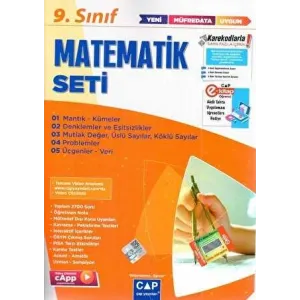 Çap Yayınları 9. Sınıf Anadolu Lisesi Matematik Seti
