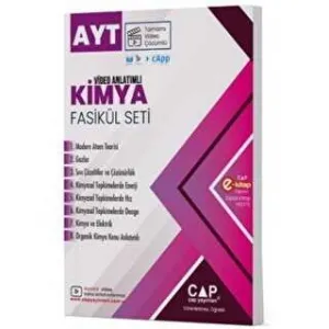 Çap Yayınları AYT Kimya Video Anlatımlı Fasikül Seti