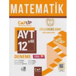 Çap Yayınları AYT Matematik 12 x 40 Up Deneme