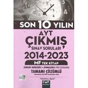 Çap Yayınları AYT MF Son 10 Yılın Çıkmış Soruları