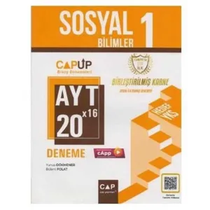 Çap Yayınları AYT Sosyal Bilimler 1 20 X 16 Up Deneme