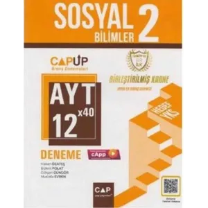 Çap Yayınları AYT Sosyal Bilimler 2 12 X 40 Up Deneme