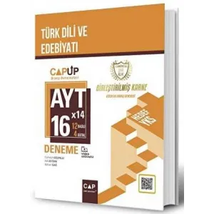 Çap Yayınları AYT Türk Dili ve Edebiyatı 16 X 24 Up Deneme