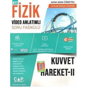 Çap Yayınları Çap Fizik Kuvvet Hareket 2 Konu Anlatımlı Soru Bankası