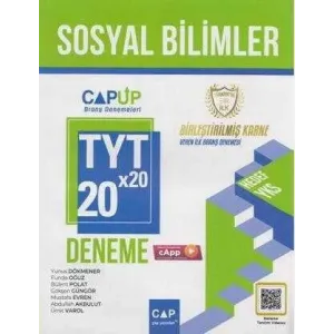 Çap Yayınları Çap Yayınları TYT Sosyal Bilimler 20 x 20 Deneme