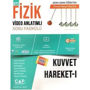 Çap Yayınları Fizik Kuvvet Hareket 1 Konu Anlatımlı Soru Bankası