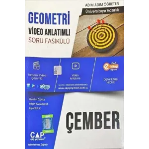Çap Yayınları Geometri Video Anlatımlı Soru Fasikülü - Çember