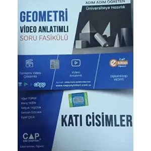 Çap Yayınları Geometri Video Anlatımlı Soru Fasikülü - Katı Cisimler