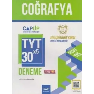 Çap Yayınları TYT Coğrafya 30 X 5 Up Deneme