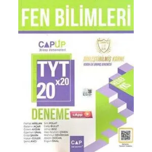 Çap Yayınları TYT Fen Bilimleri 20 x 20 Up Deneme