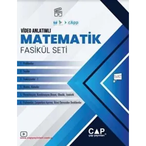 Çap Yayınları TYT Matematik Fasikül Seti Video Çözümlü