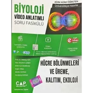 Çap Yayınları Üniversite Hazırlık Biyoloji Hücre Bölünmeleri ve Üreme Kalıtım Ekoloji