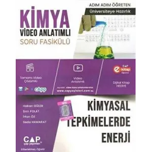 Çap Yayınları Üniversiteye Hazırlık Kimya Kimyasal Tepkimelerde Enerji Konu Anlatımlı Soru Fasikülü