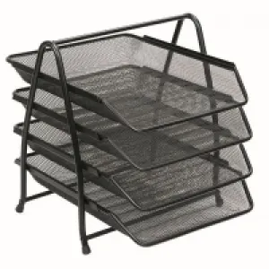 Cassa File Evrak Rafı Seti Dörtlü Siyah Ürün Kodu:8934