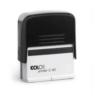 Colop Printer C40 Siyah Kasa Siyah Keçe 23x59mm 15314090