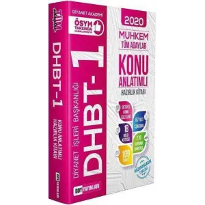DDY Yayınları 2020 DHBT-1 Muhkem Serisi Tüm Adaylar Konu Anlatımlı Hazırlık Kitabı