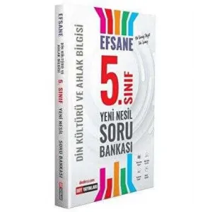 DDY Yayınları 5. Sınıf Din Kültürü ve Ahlak Bilgisi Efsane Yeni Nesil Soru Bankası 2022 -