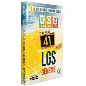 DDY Yayınları 8. Sınıf LGS Din Kültürü ve Ahlak Bilgisi Efsane 41 Deneme