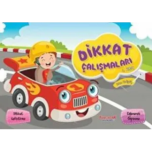 Dikkat Çalışmaları 1. Kitap Kalem Hediyeli