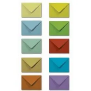 Doğan Kartvizit Zarfı 7*9 Renkli 80 Gram As-7104 Karışık