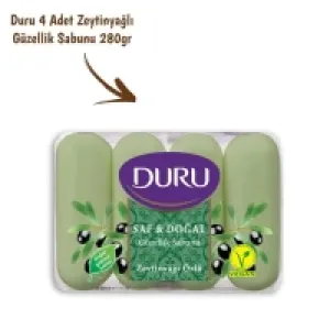 Duru Saf Doğal Güzellik Sabunu 4x70 Gr Zeytinyağlı 535124