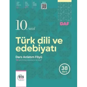 Eis Yayınları 10. Sınıf Türk Dili ve Edebiyatı Ders Anlatım Föyü