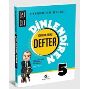 Eker Test Yayınları 5. Sınıf Din Kültürü ve Ahlak Bilgisi Dinlendiren Defter
