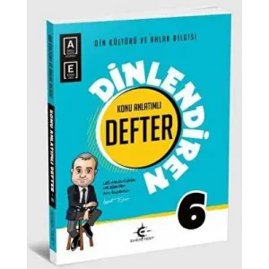 Eker Test Yayınları 6. Sınıf Din Kültürü ve Ahlak Bilgisi Dinlendiren Defter