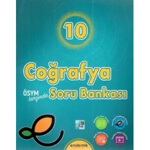 Endemik Yayınları 10. Sınıf Coğrafya Soru Bankası