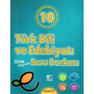 Endemik Yayınları 10. Sınıf Türk Dili ve Edebiyatı Soru Bankası