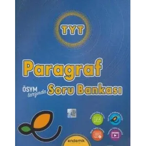 Endemik Yayınları TYT Paragraf Soru Bankası