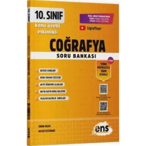 ENS Yayınları 10. Sınıf Coğrafya Etkinlikli Soru Bankası