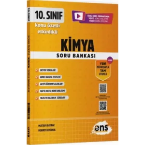 ENS Yayınları 10. Sınıf Kimya Etkinlikli Soru Bankası