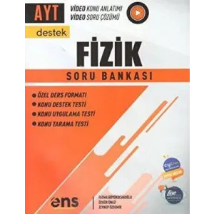ENS Yayınları AYT Fizik Destek Soru Bankası