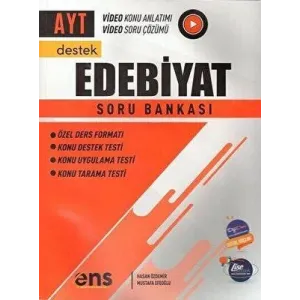 ENS Yayınları AYT Türk Dili ve Edebiyatı Destek Soru Bankası