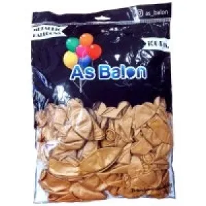 Erbay Metalik Balon Yerli 100 Lü_altın