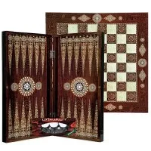 Eser Polyester Sedefli Tavla Büyük Boy Mandala 1145