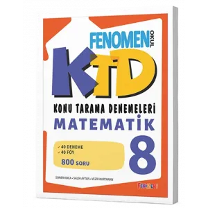 Fenomen 8 Matematik Konu Tarama Denemeleri