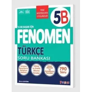 Fenomen Kitap 5. Sınıf Türkçe Soru Bankası
