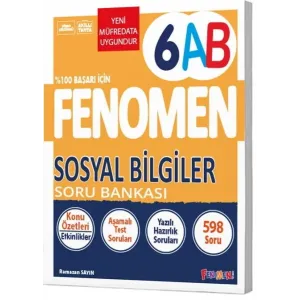 Fenomen Kitap 6. Sınıf Fenomen Sosyal Bilgiler Soru Bankası