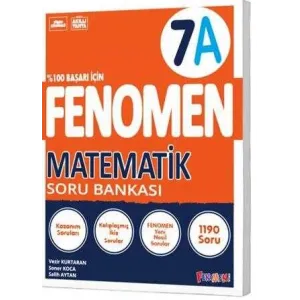 Fenomen Kitap 7. Sınıf Fenomen A Serisi Matematik Soru Bankası Fenomen Okul