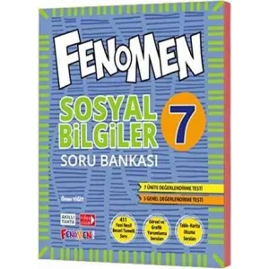 Fenomen Kitap 7. Sınıf Fenomen Sosyal Bilgiler Soru Bankası