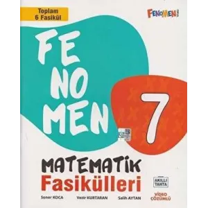Fenomen Kitap 7. Sınıf Matematik Fenomen Fasikül Seti 6 Kitap Takım