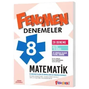 Fenomen Kitap 8. Sınıf Matematik Fenomen Denemeler 28 Deneme