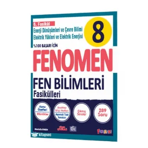 Fenomen Kitap 8. Sınıf Fenomen Fen Bilimleri 6. Fasikül