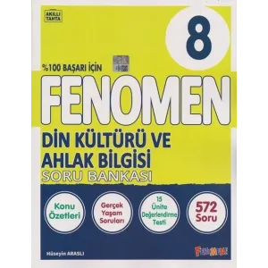 Fenomen Kitap 8. Sınıf Fenomen Din Kültürü ve Ahlak Bilgisi Soru Bankası