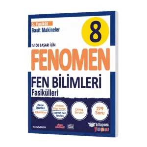 Fenomen Kitap 8. Sınıf Fen Bilimleri 5. Fasikül Basit Makineler