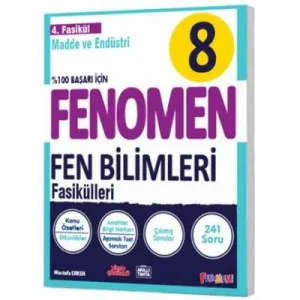 Fenomen Kitap 8. Sınıf Fen Bilimleri 4. Fasikül Madde ve Endüstri