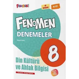 Fenomen Kitap 8. Sınıf Din Kültürü Ve Ahlak Bilgisi 40 Deneme